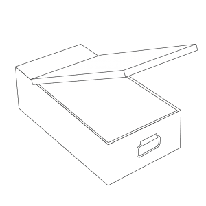 Large Safe Deposit Box Icon